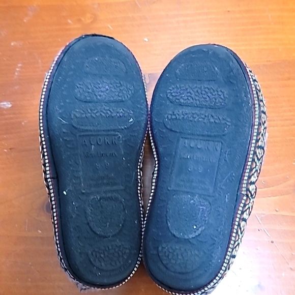 ACORN UNISEX KIDS TRIM MOC SLIPPER PURPLE SIZE 8-9 - Picture 6 of 8
